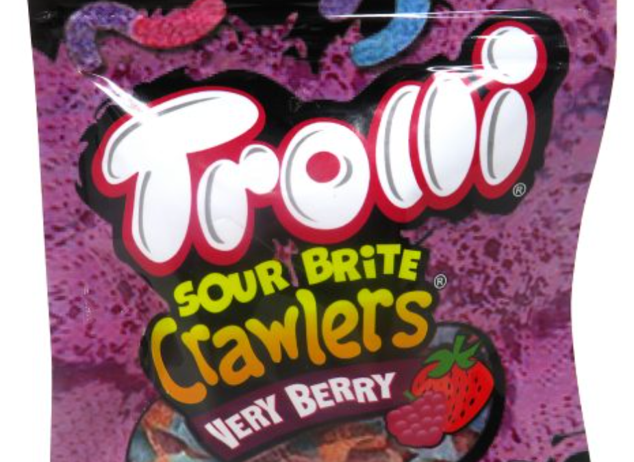 Trolli Sour Brite Crawlers Very Berry 600mg