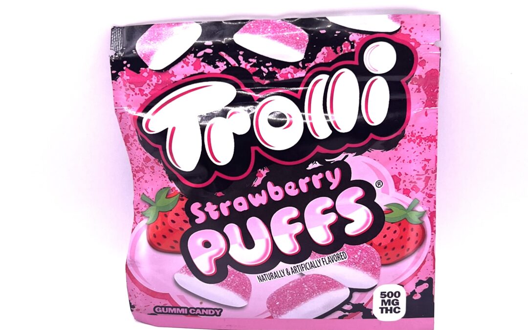 Trolli Strawberry Puffs 500 mg