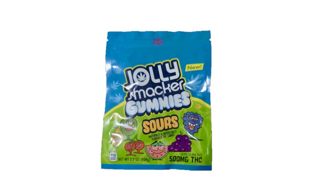 Jolly Smacker Gummies Sours 500 mg